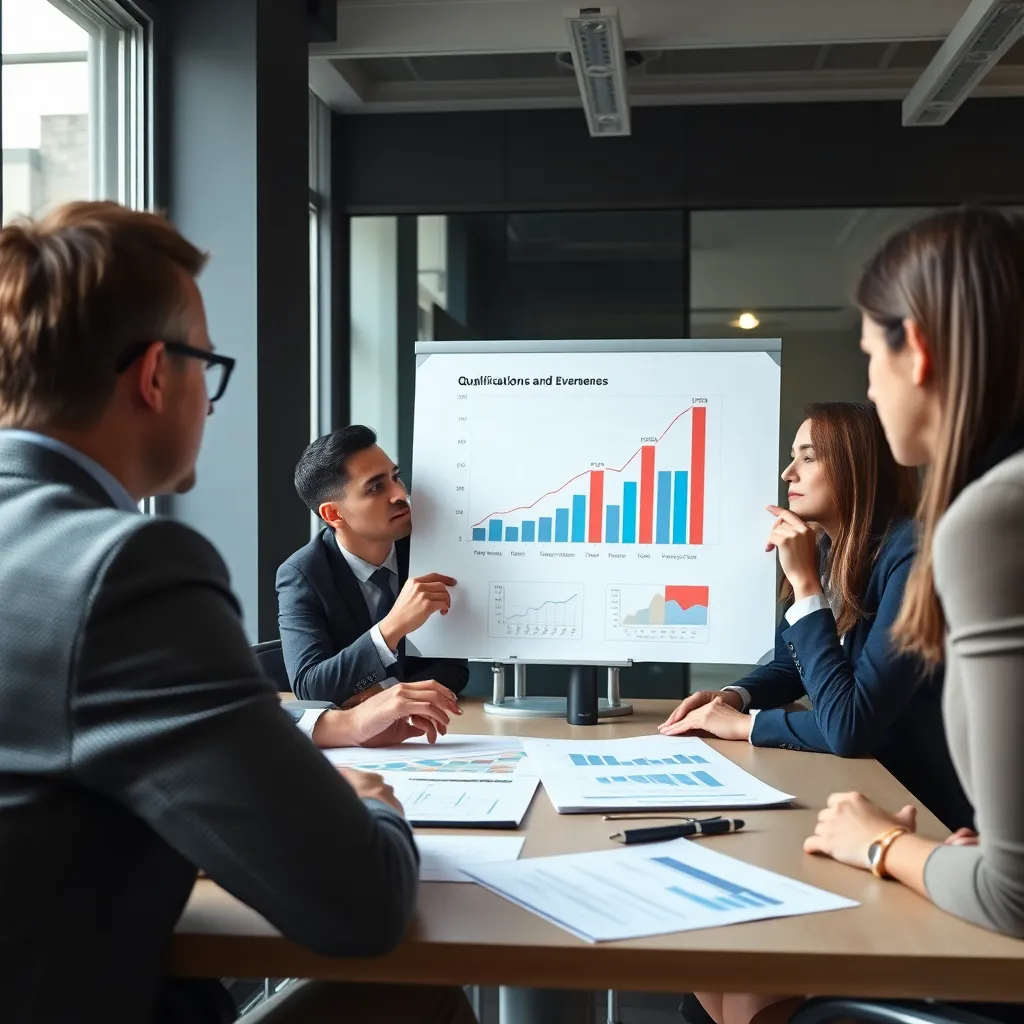 Grafische weergave van salarisgroei door vaardigheidsontwikkeling