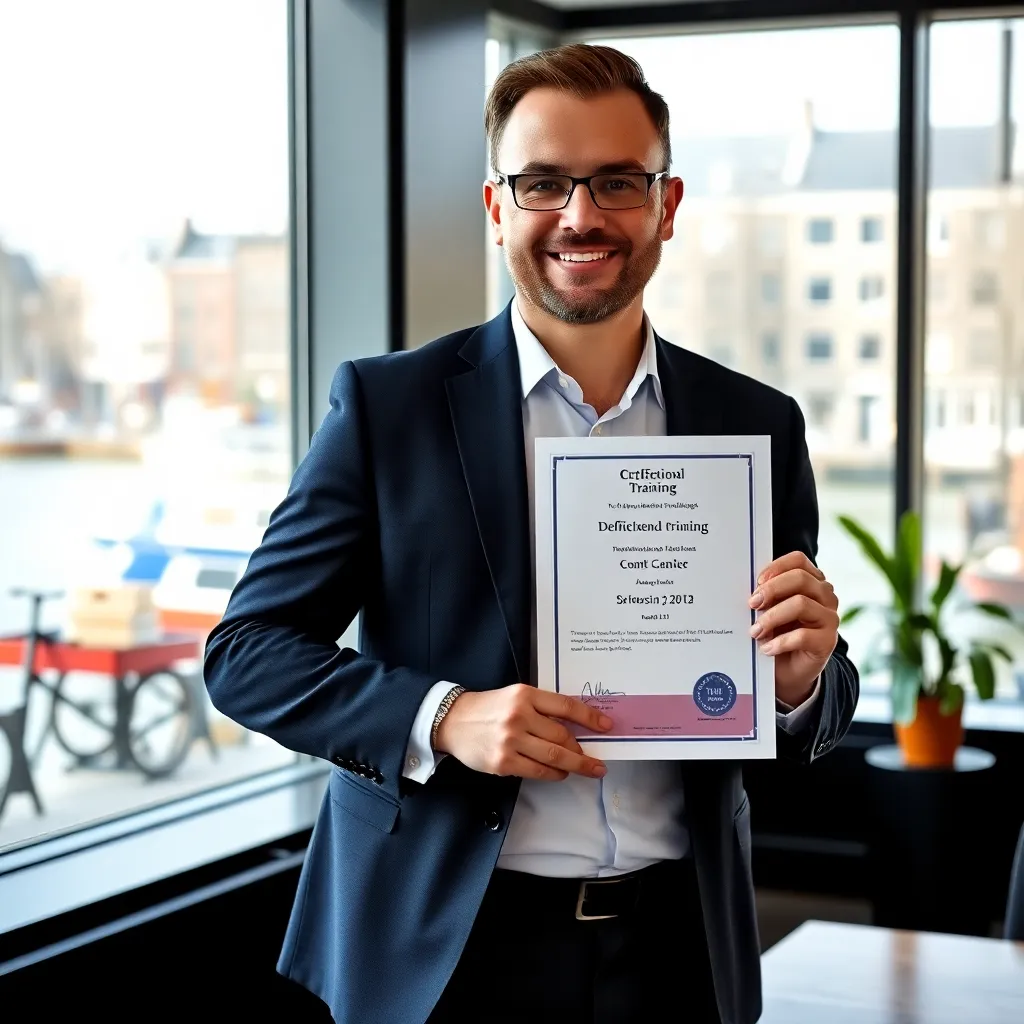 Groep professionals tijdens een gesubsidieerde training